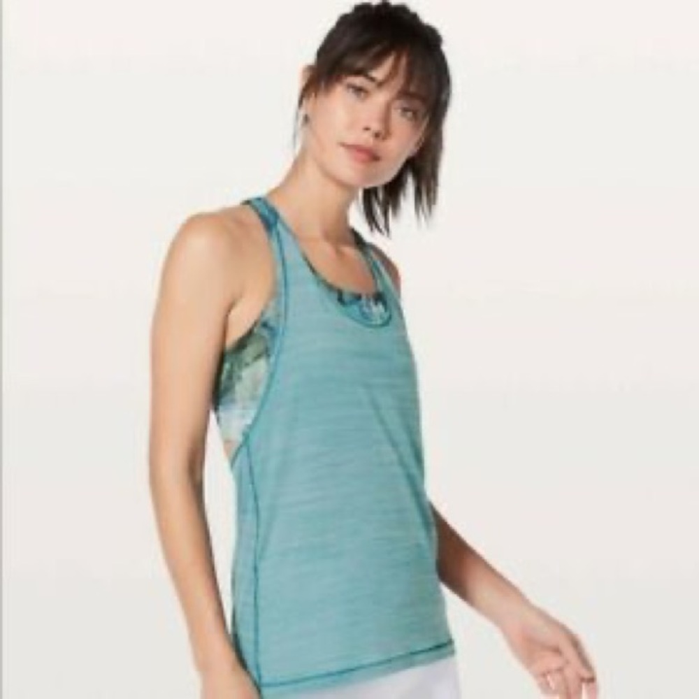 Blue lululemon Twist and Toil Tank Size 4